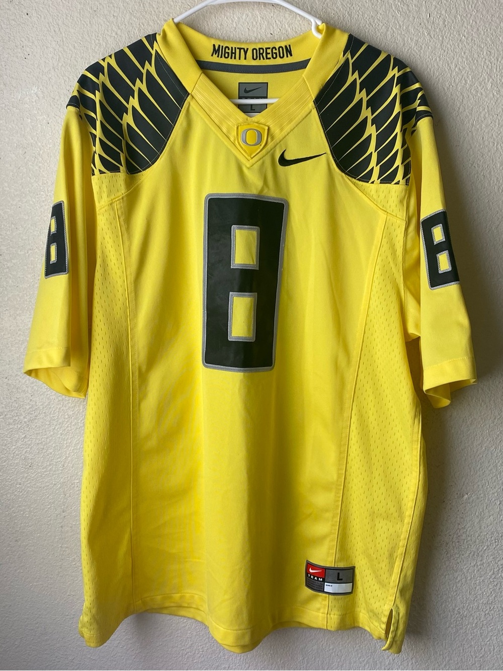 Nike Oregon Ducks Marcus Mariota #8 Jersey Mens L READ!!!